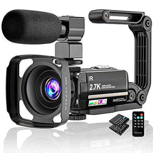 Videocamera telecamera Full HD digitale portatile mini camcorder palmare videocamera  digitale con IR Night Vision 24,0…, Prezzi e Offerte
